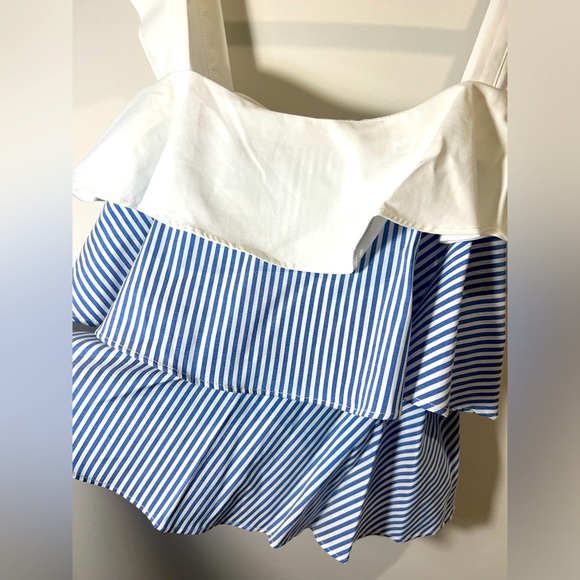 Lucy Paris for Bloomingdale’s, Striped Ruffled Top - Picture 8 of 9